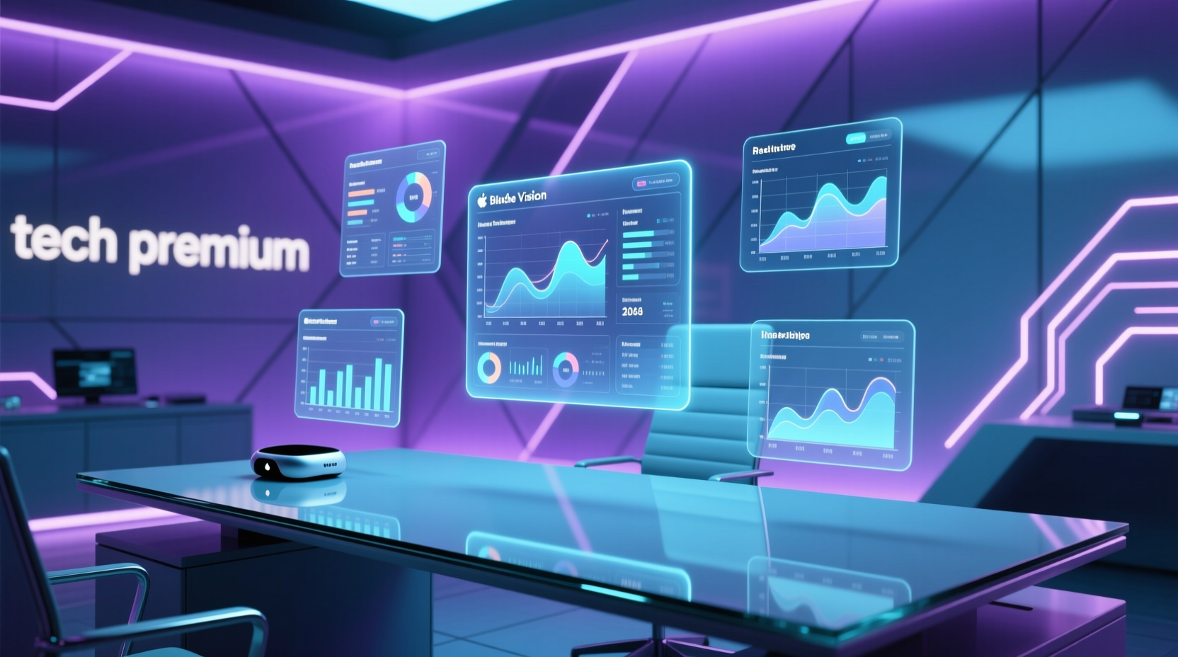 Imagen futurista de tecnología